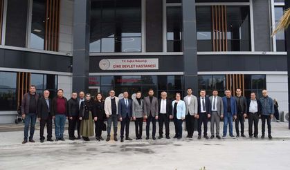 AK Parti Heyeti Çine Devlet Hastanesini Ziyaret Etti