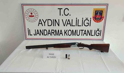 Karpuzlu’da ruhsatsız tüfek bulunduran şahsa 6 bin 531 lira para cezası kesildi