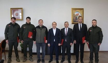 Çine’de Orman Teşkilatına Başarı Belgesi