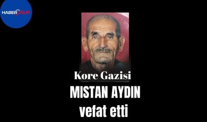 Mıstan Aydın vefat etti