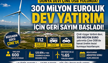 Dünya Devi Çine OSB Yolunda! 300 Milyon Euroluk Dev Yatırım İçin Geri Sayım Başladı