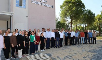 Vekil Savaş, Çine Öğretmenevi’nde incelemelerde bulundu