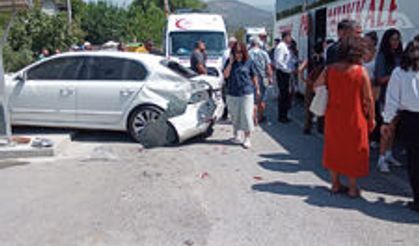 Çine’de Zincirleme Kaza: Can Kaybı Yaşanmadı