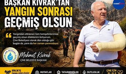 Başkan Kıvrak'tan Yangın Sonrası Geçmiş Olsun ve Dayanışma Mesajı