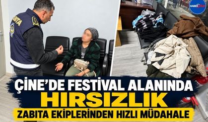 Çine’de Festival Alanında Hırsızlık Olayına Zabıta Ekiplerinden Hızlı Müdahale