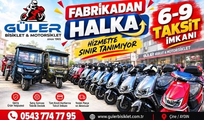 Güler Bisiklet & Motorsiklet’ten 6-9 Taksit İmkânı