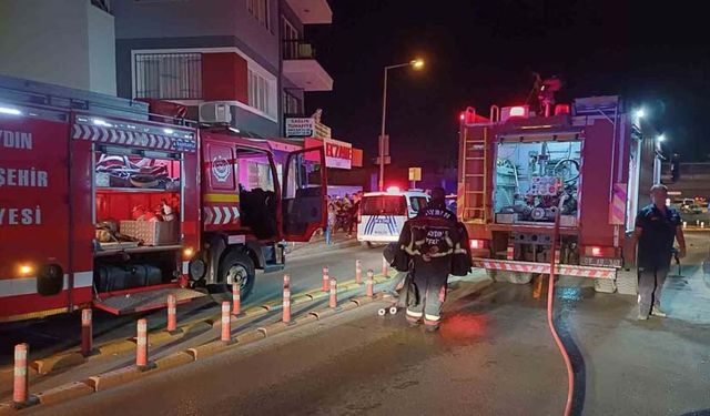 Aydın Devlet Hastanesi’nde yangın çıktı