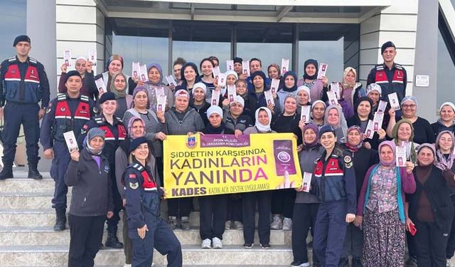 Çine’de 62 kadına KADES eğitimi verildi