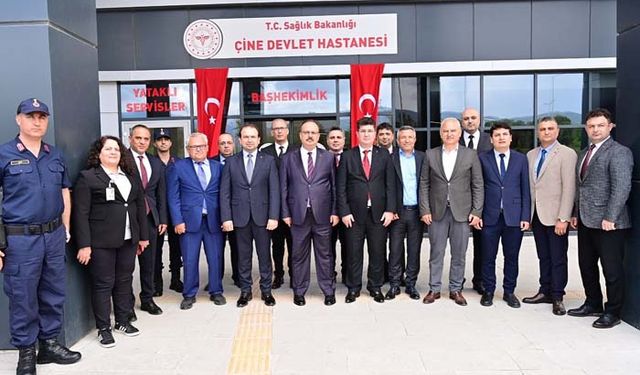 Vali Canbolat, Çine Devlet Hastanesi yeni hizmet binasını ziyaret etti