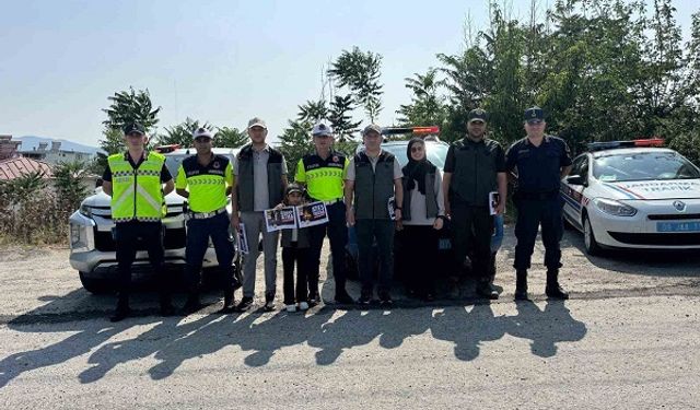 Çine Trafik Kontrol Noktasında vatandaşlar uyarıldı