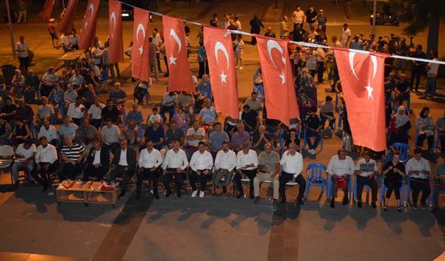 Çine’de 15 Temmuz Şehitleri Dualarla Anıldı