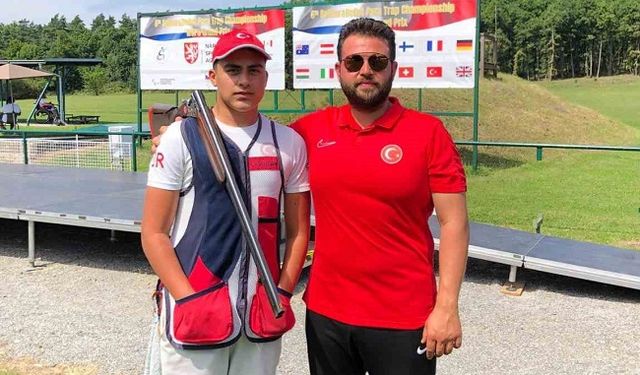 Milli sporcu Madran’dan tarihi altın madalya