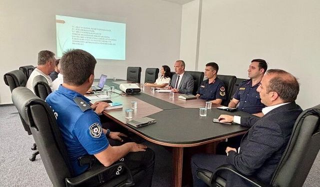 Karpuzlu’da ’okul güvenliği’ toplantısı yapıldı