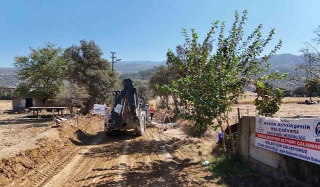 Çine’de 7 milyon 500 bin TL’lik kanalizasyon hattı yatırımı başladı