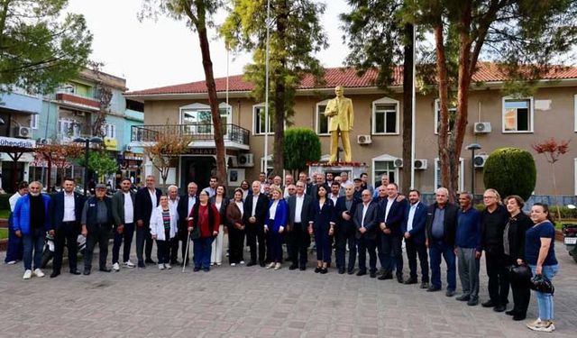 CHP Aydın Milletvekillerinden Çine İlçe Örgütüne ‘Hayırlı Olsun’ Ziyareti