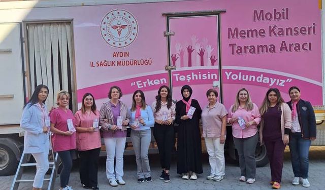 KETEM TIR’ı Çine’de Ücretsiz Kanser Taraması Yapıyor