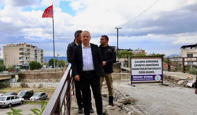 Başkan Kıvrak, İtalyan Köprüsü’nde Çift Yön Çalışmalarını İnceledi