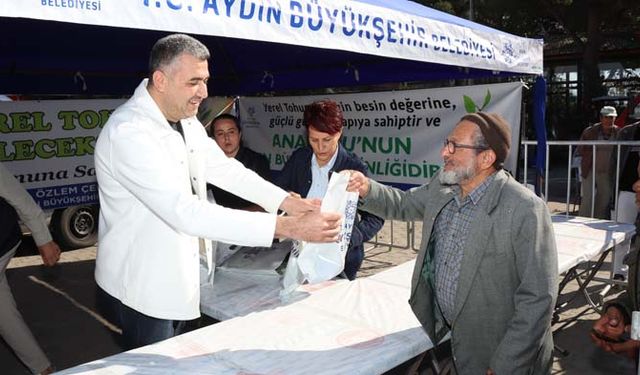 Ata tohumlarına Karpuzlulu vatandaşlardan yoğun ilgi