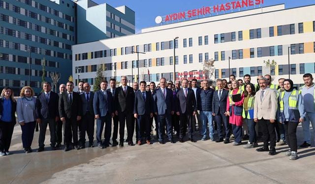 Aydın Şehir Hastanesi ayda 450 bin hastaya hizmet verecek