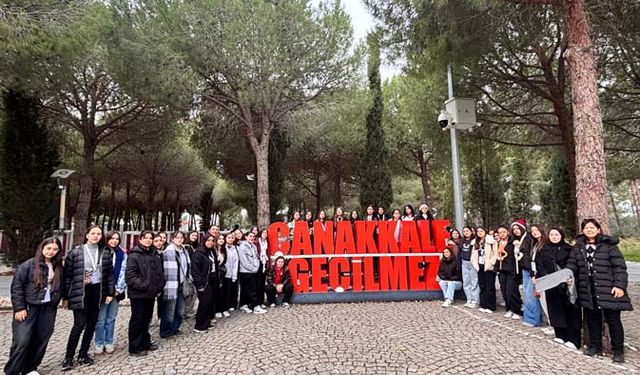 Çineli Gençler Çanakkale’de Tarihe Yolculuk Yaptı