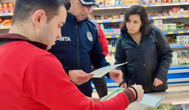 Çine’de Zincir Marketlere Sıkı Denetim