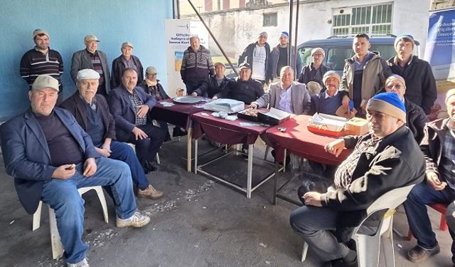 Türkiye İş Bankası Çine Şubesi, Akçaova Mahallesi'nde Çiftçilerle Buluştu