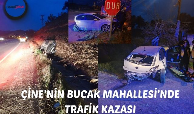 Çine’nin Bucak Mahallesi’nde Trafik Kazası