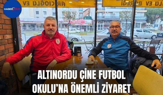 Altınordu Çine Futbol Okulu’na Önemli Ziyaret