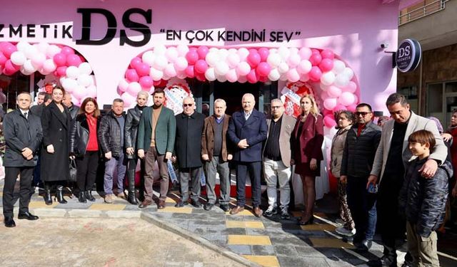 Çine’de DS Kozmatik dualarla açıldı