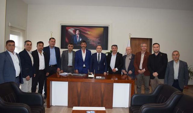 Başkan Pala ilk toplantısını ve ziyaretlerini gerçekleştirdi