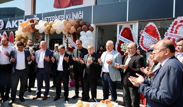 Çine’de Akdağ Veteriner Kliniği Dualarla Hizmete Açıldı