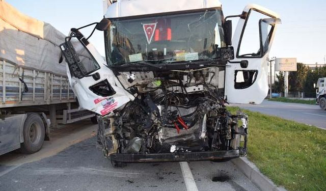 Çine’de Kamyon ile TIR Çarpıştı: 1 Yaralı