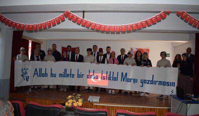 Çine’de İstiklal Marşı’nın kabulü törenle kutlandı