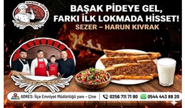 Pidenin en çıtır hali, odun ateşinin eşsiz kokusuyla buluştu