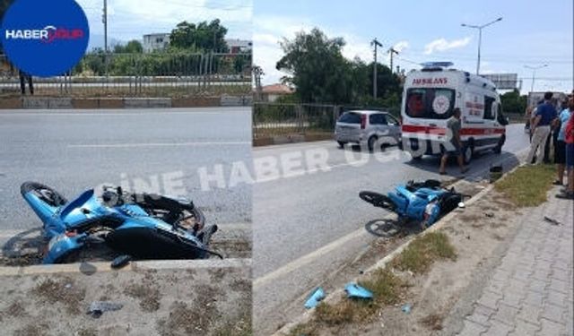 Çine’de Tır ile Motosiklet Çarpıştı: 1 Yaralı