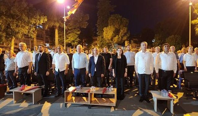Çine, 15 Temmuz’un 10. Yıl Dönümünde Tek Yürek Oldu