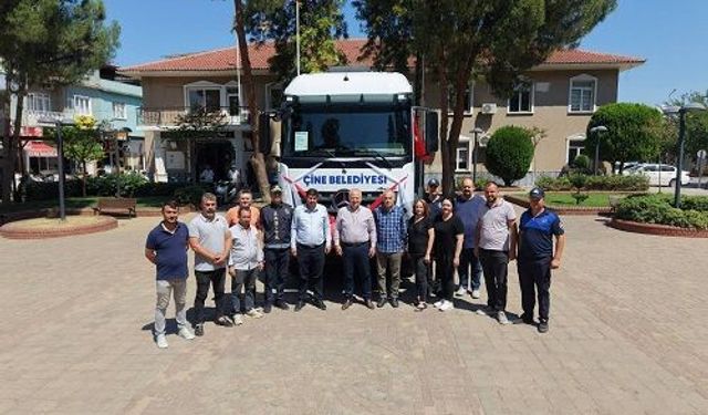 BAŞKAN MEHMET KIVRAK ÖNDERLİĞİNDE ÇİNE BELEDİYESİ’NİN ARAÇ FİLOSU BÜYÜYOR