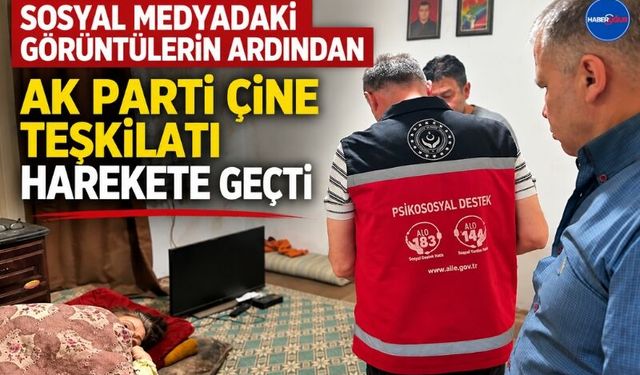 Çine’de yaşlı kadın tedavi altına alındı, engelli oğlu için de destek süreci başlatıldı
