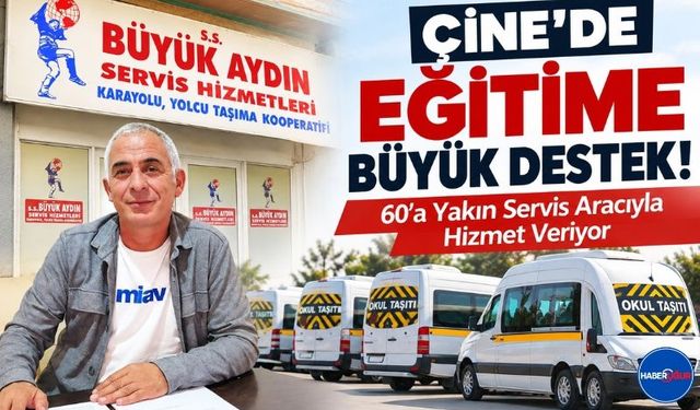 Çine’de Eğitime Büyük Destek: 60’a Yakın Servis Aracıyla Öğrenci Taşımacılığı