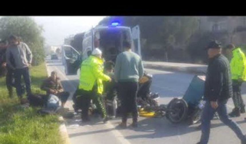Çine’de trafik kazası; 2'si ağır, 4 kişi yaralı