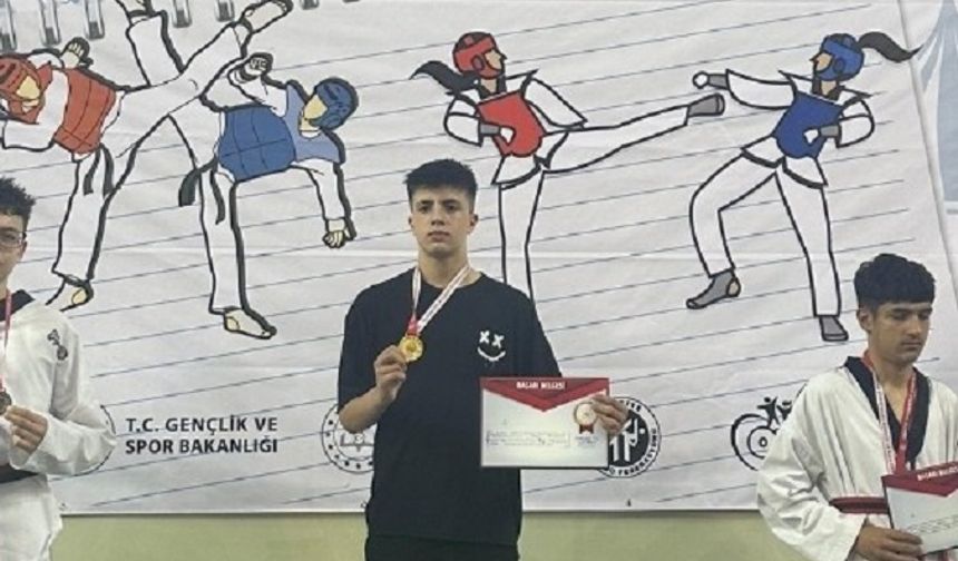Aydınlı sporcu Türkiye üçüncüsü