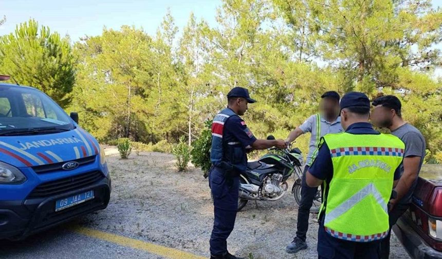 Çine’de jandarmadan sulak ve ormanlık alanlara sıkı denetim