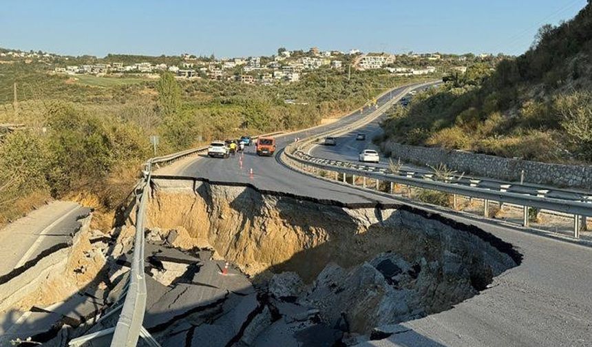 Kuşadası Karayolu’nda çökmenin sebebi belli oldu