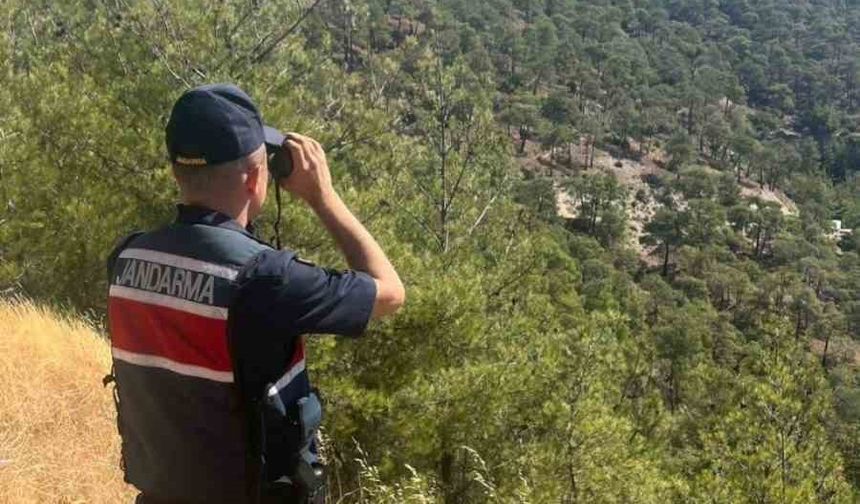 Ormanlık alanlara giriş yasak: Jandarma havadan ve karadan denetimde