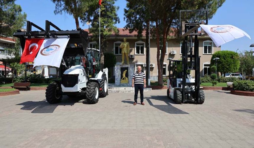 Başkan Mehmet Kıvrak, Çine’ye Yeni İş Makineleri Kazandırdı