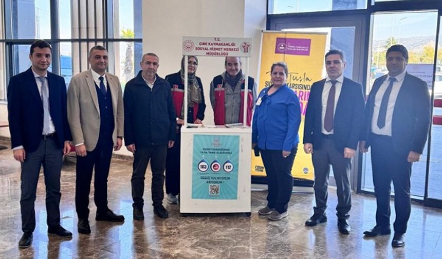 Çine’de Kadına Şiddete Karşı Farkındalık Standı