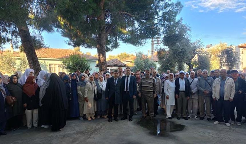 Çine'den 94 kişilik kafile kutsal topraklara uğurlandı