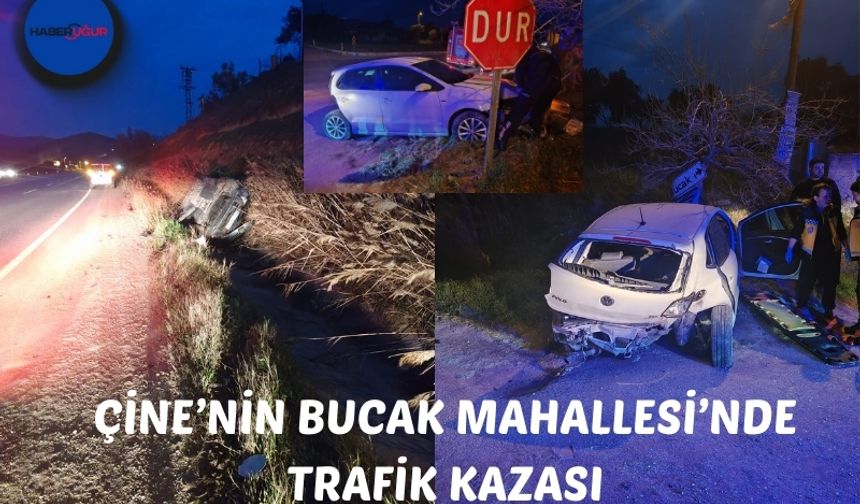 Çine’nin Bucak Mahallesi’nde Trafik Kazası
