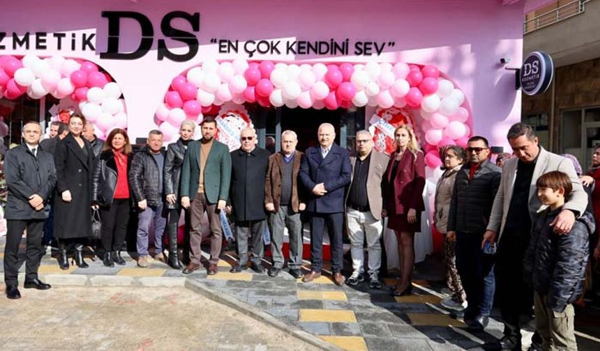 Çine’de DS Kozmatik dualarla açıldı