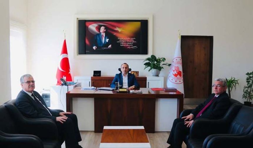 Eğitimde Devir Teslim: Müdürlerden Kaymakam Erdoğan’a Ziyaret